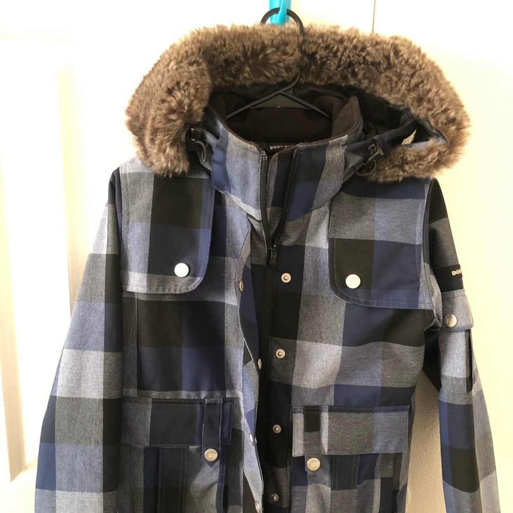 BodyGlove Plaid Winter Snowboarding Jacket